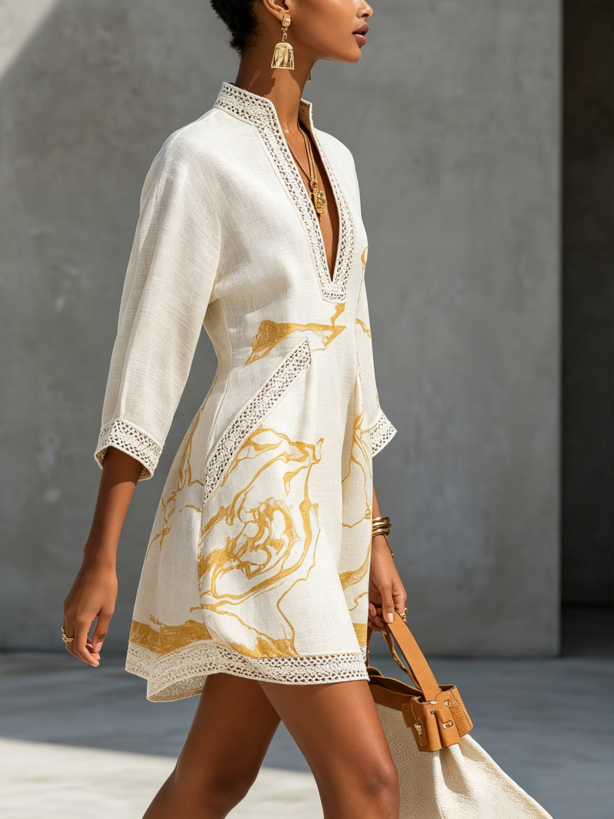 Solene | Relaxed Artistic Tunic Dress
