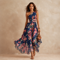 Tessa | One-Shoulder Floral Maxi Dress