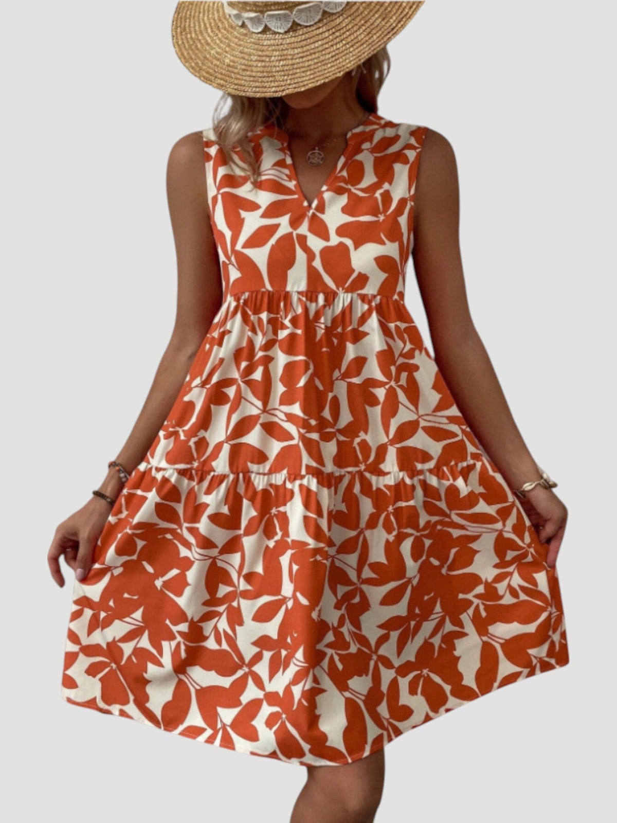 Tahlia | Floral Tiered Midi Dress
