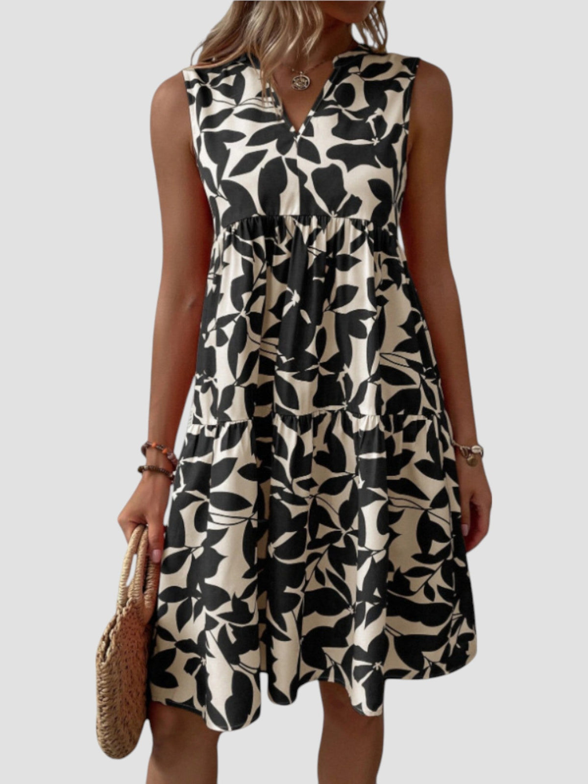 Tahlia | Floral Tiered Midi Dress
