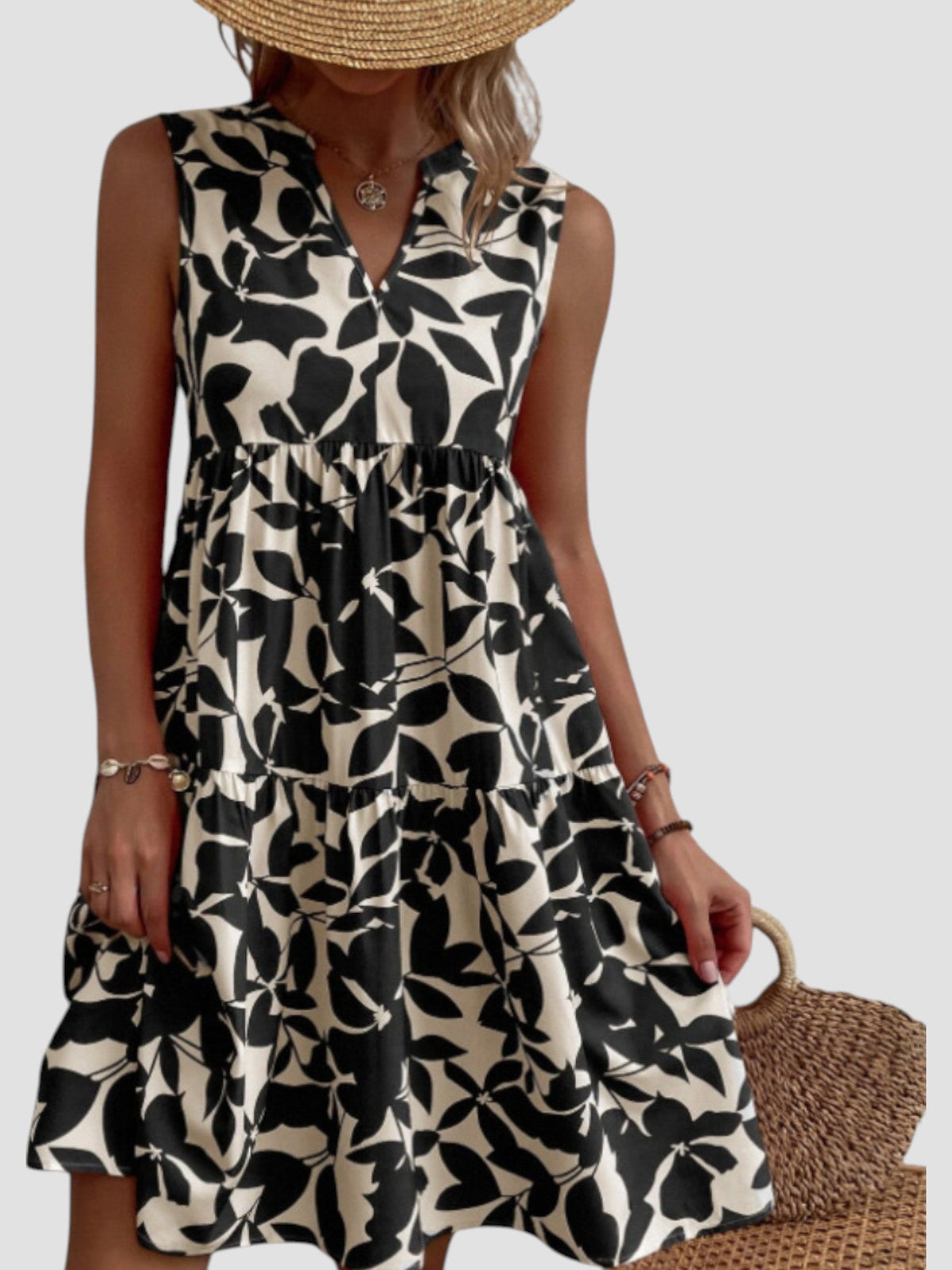 Tahlia | Floral Tiered Midi Dress