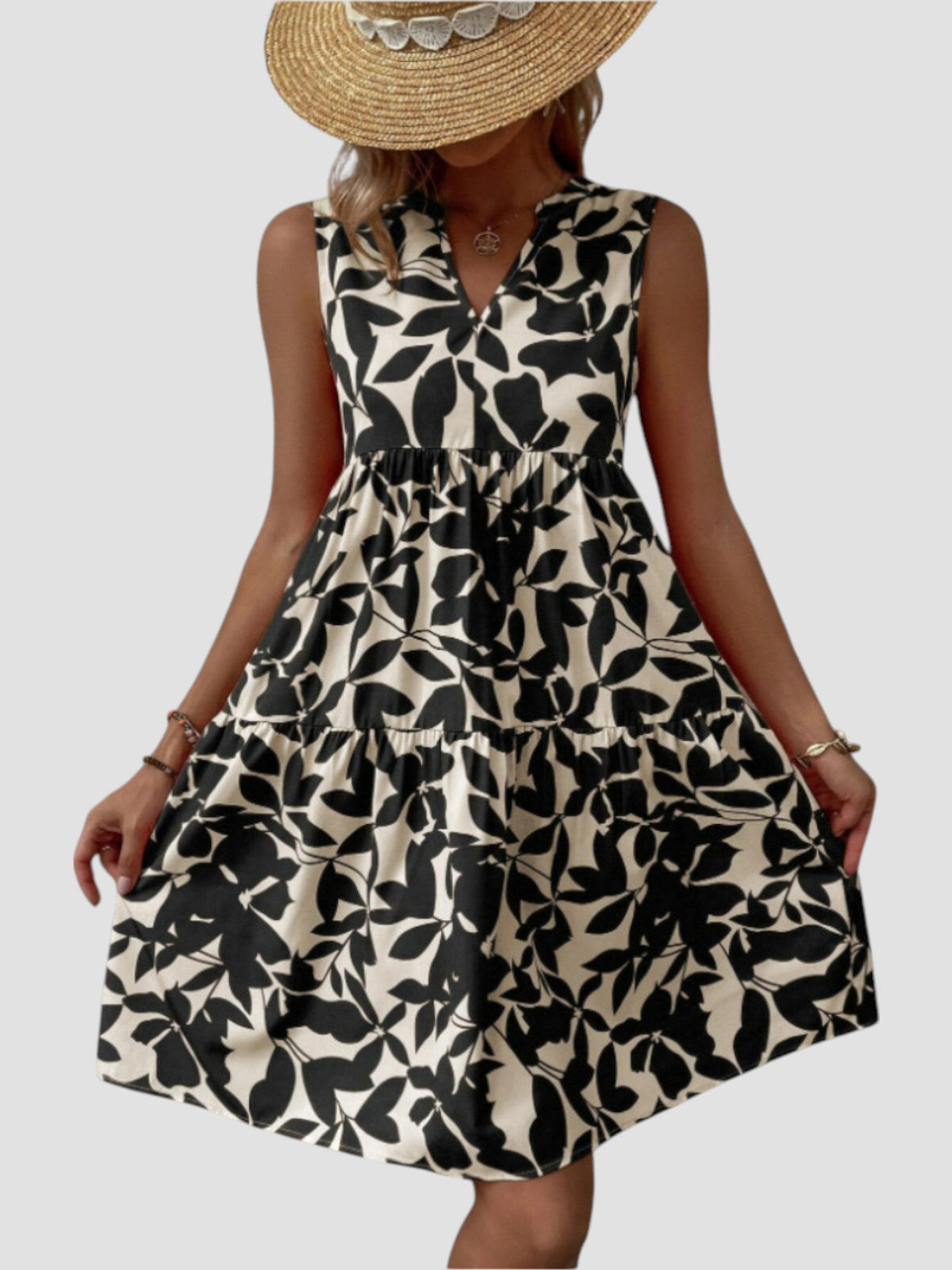 Tahlia | Floral Tiered Midi Dress