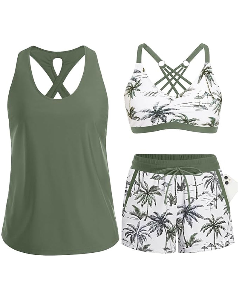 Matilda | 3-Piece Tankini Swim Set