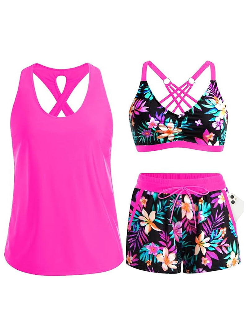 Matilda | 3-Piece Tankini Swim Set