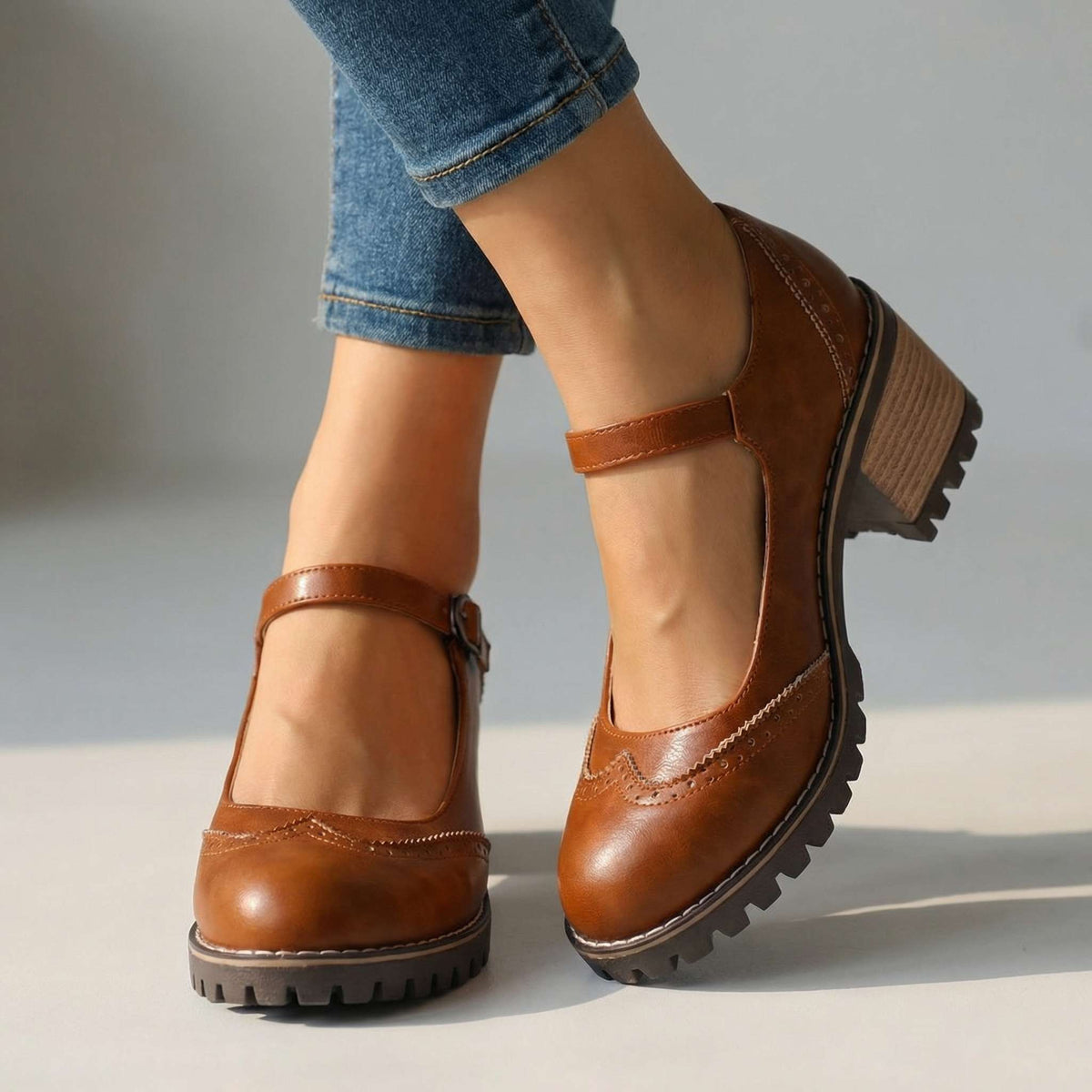 Matilda | T-Strap Heels