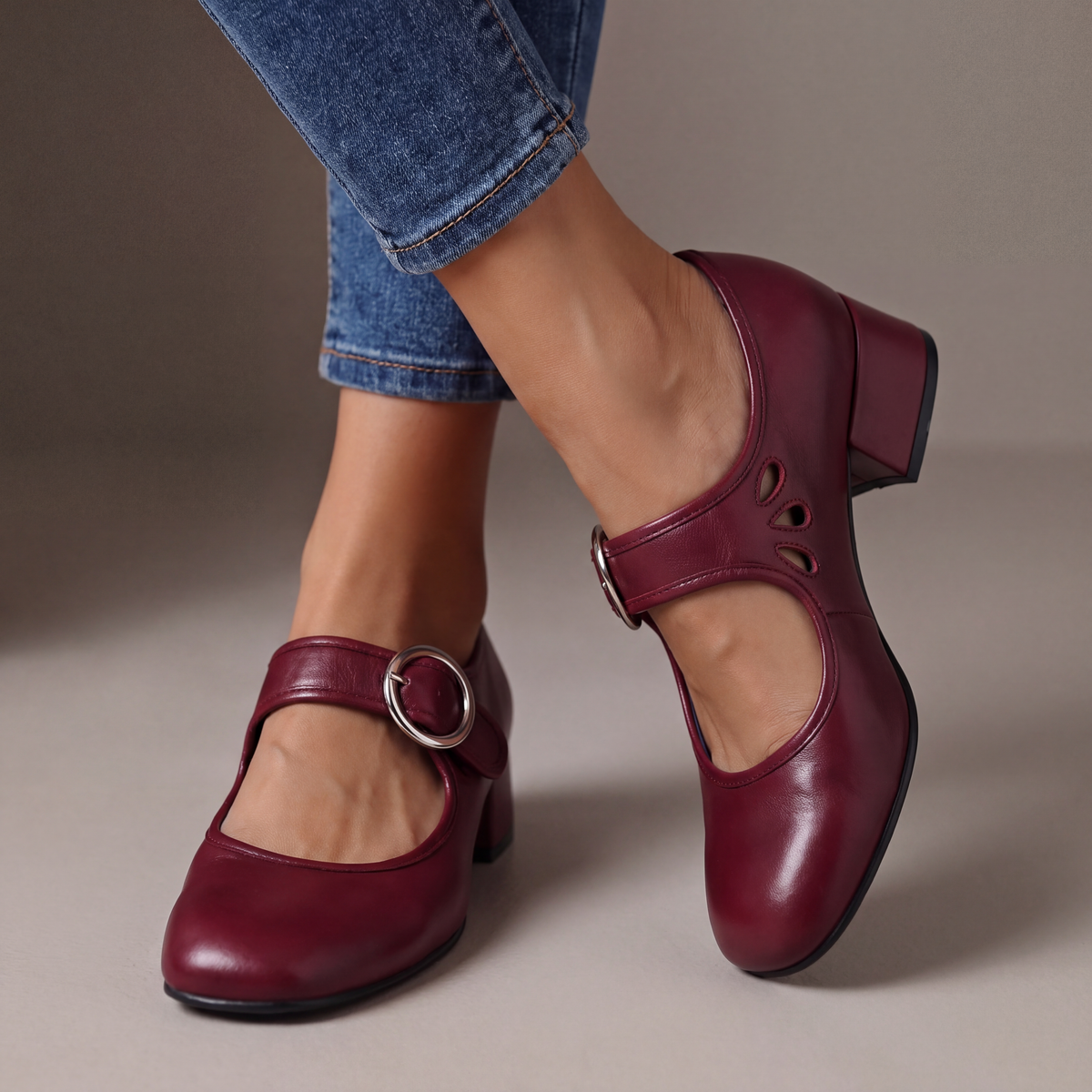 Ruby | Soft Leather Mary Janes