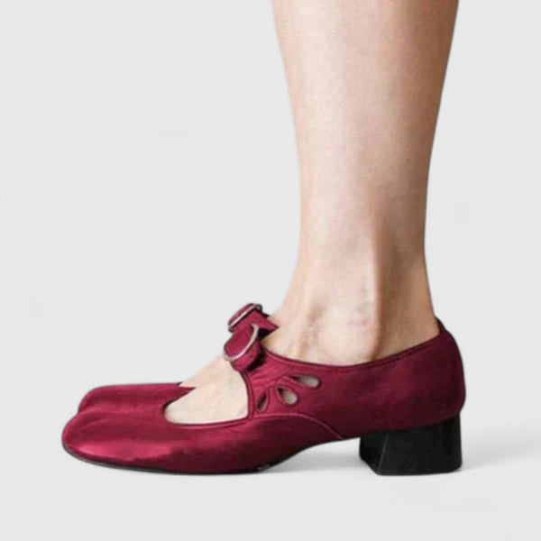 Ellie | Wide Fit Cut-Out Mary Jane Shoes
