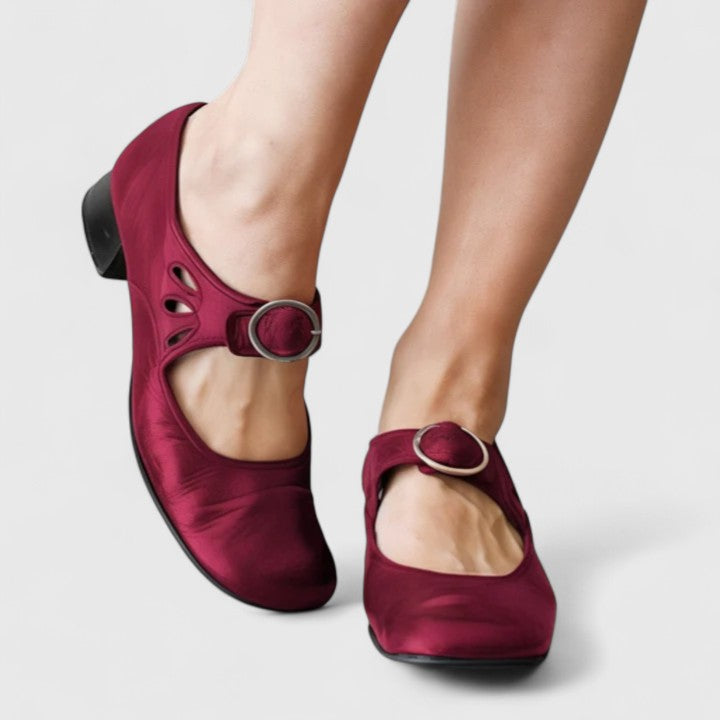 Ellie | Wide Fit Cut-Out Mary Jane Shoes