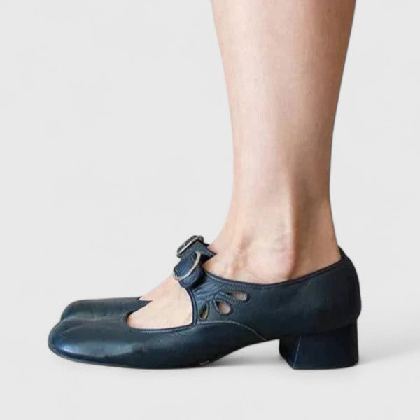 Ellie | Wide Fit Cut-Out Mary Jane Shoes