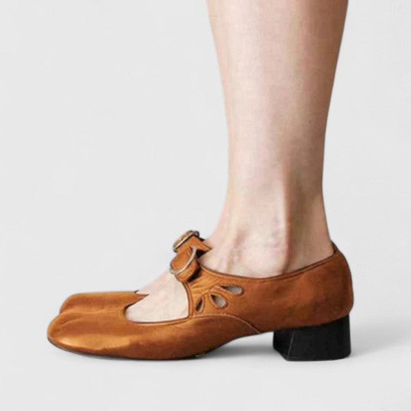 Ellie | Wide Fit Cut-Out Mary Jane Shoes