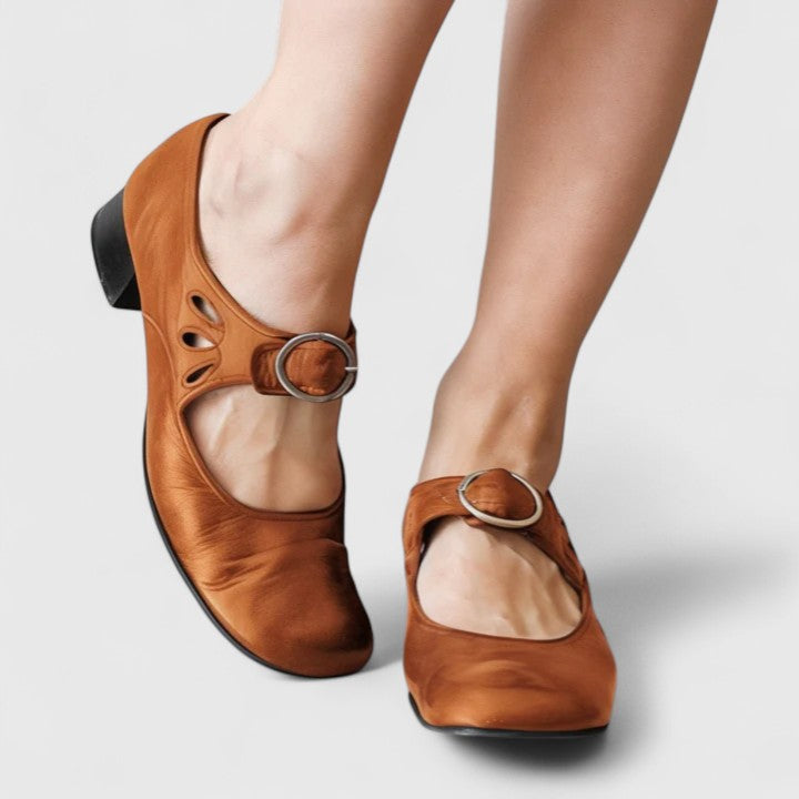 Ellie | Wide Fit Cut-Out Mary Jane Shoes