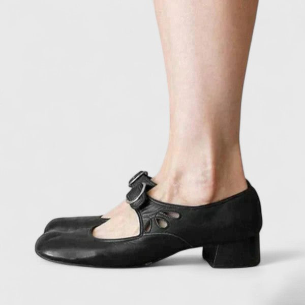 Ellie | Wide Fit Cut-Out Mary Jane Shoes