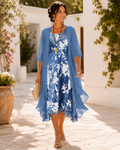 Tahlia | Floral Layered Midi Dress