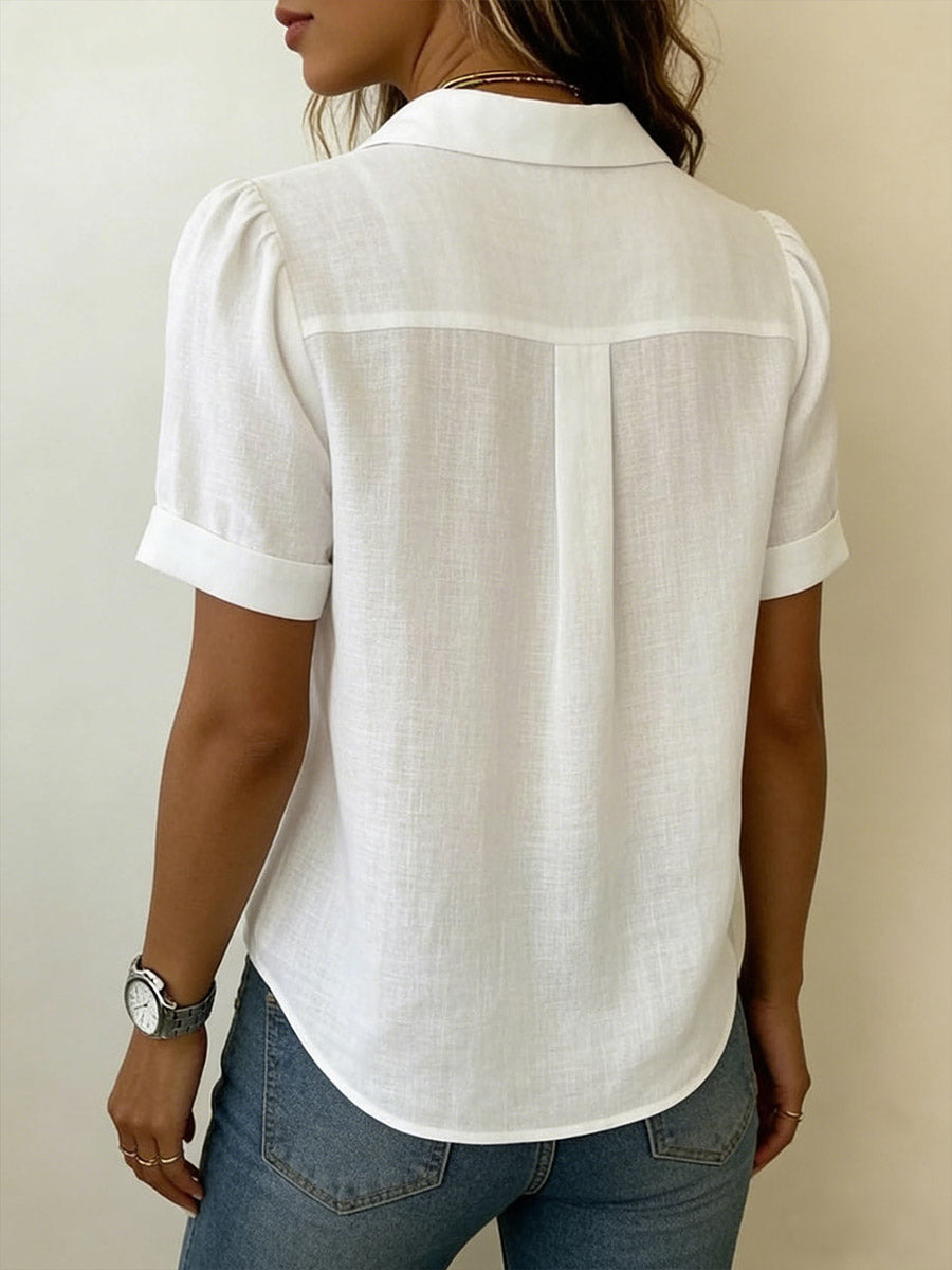 Perrie | Pleated Relaxed Blouse