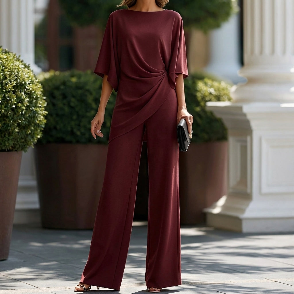 Pippa | Draped Two-Piece Set