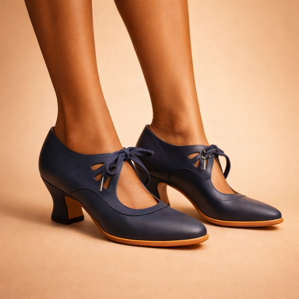 Marissa | Orthopaedic Lace-Up Mary Jane Heels