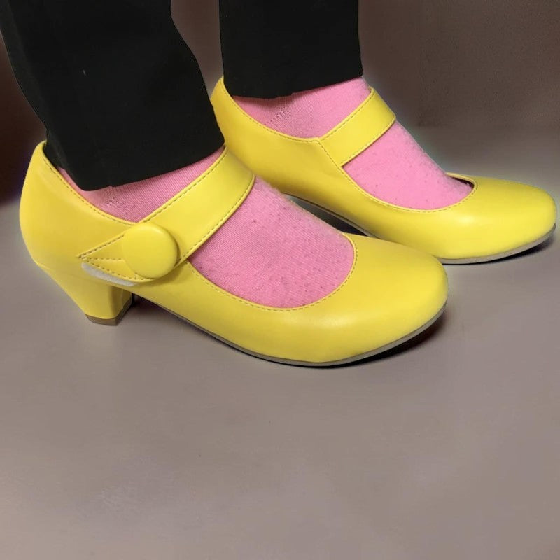 Georgia | Adjustable Block-Heel Mary Janes