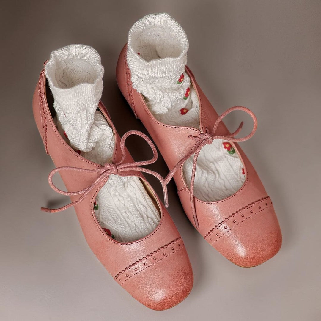 Skye | Cut-Out Leather Derby Shoes