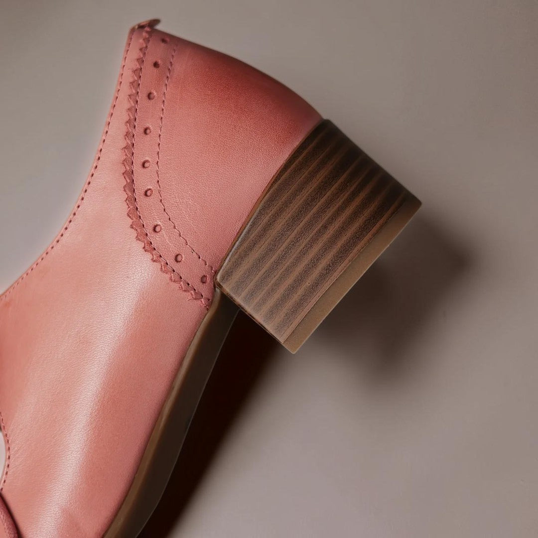 Skye | Cut-Out Leather Derby Shoes