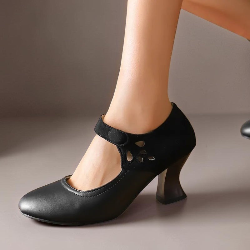 Bonnie | Suede Ankle-Strap Heels