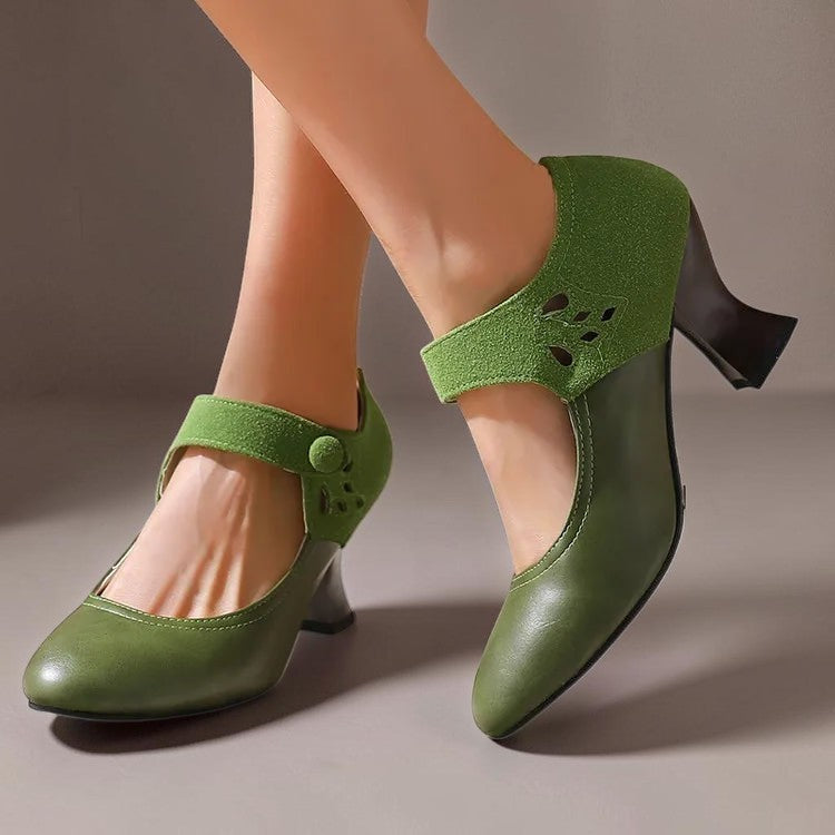 Bonnie | Suede Ankle-Strap Heels