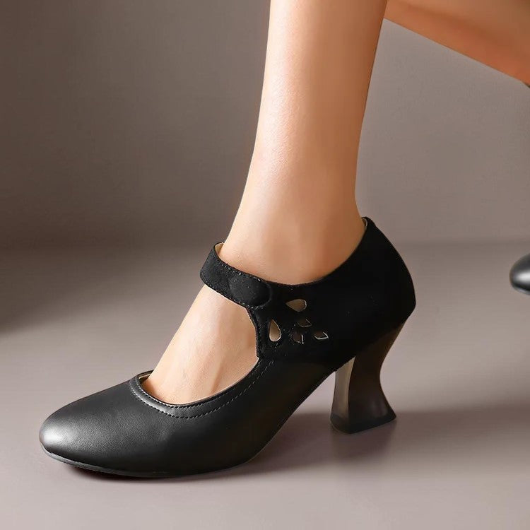 Bonnie | Suede Ankle-Strap Heels