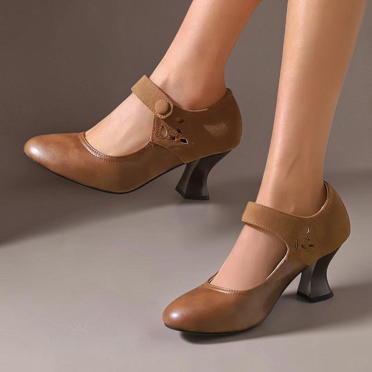Bonnie | Suede Ankle-Strap Heels