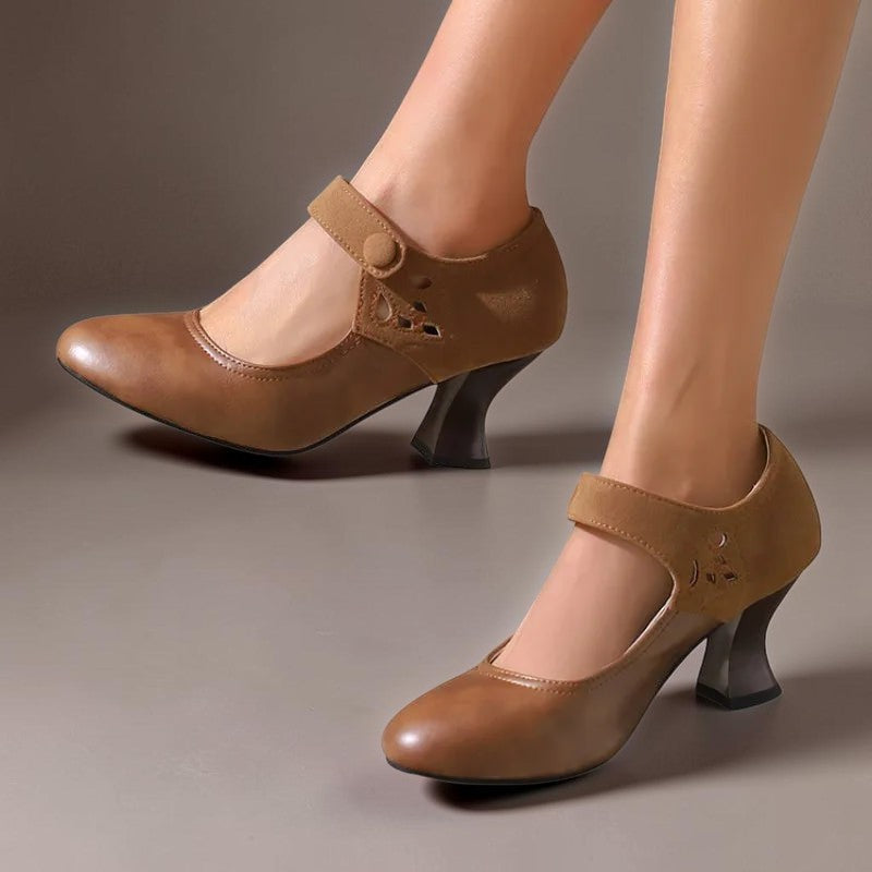 Bonnie | Suede Ankle-Strap Heels