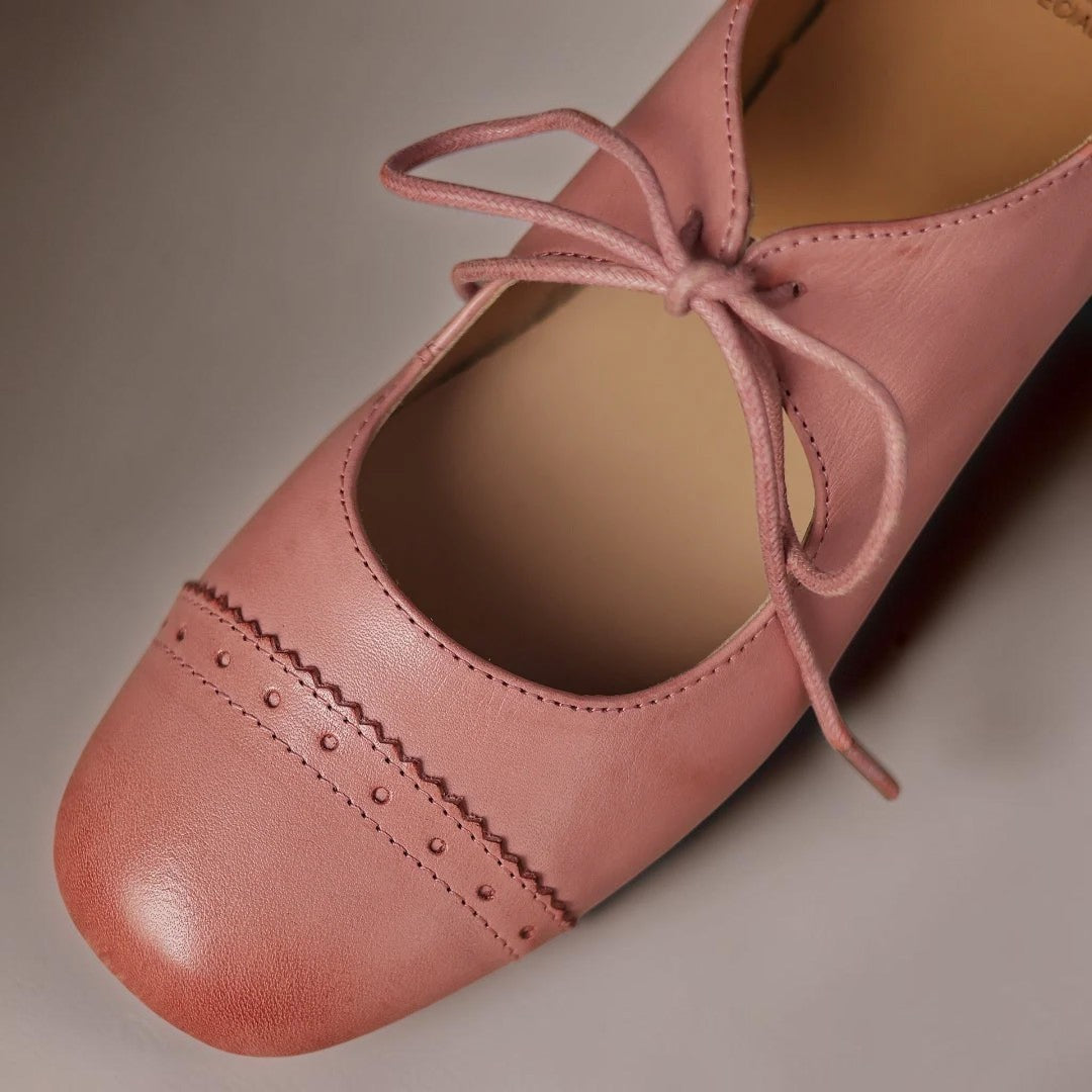 Skye | Cut-Out Leather Derby Shoes