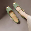 Grace | Pearl-Detail Square-Toe Heels